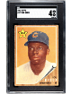 Lou Brock 1962 Topps Baseball Rookie Card (RC) #387- SGC Graded 4 VG-EX (Chicago Cubs/HOF)