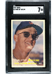 Whitey Herzog 1957 Topps Baseball Rookie Card (RC) #29- SGC Graded 7 NM (Washington Senators/HOF)