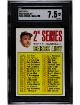 1967 Topps Checklist/Mantle Card #103- 170 D. McAuliffe- SGC Graded 7.5 NM+