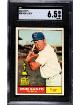 Ron Santo 1961 Topps Card #35- SGC Graded 6.5 EX-NM+ (Chicago Cubs All-Star Rookie/HOF)
