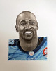 Jevon Kearse Tennessee Titans 16x20 Lithograph Print The Freak- DJ Gier/Artist