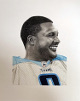 Steve McNair Tennessee Titans 16x20 Lithograph Print- DJ Gier/Artist