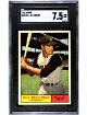 Bill Mazeroski 1961 Topps Baseball Card #430- SGC Graded 7.5 NM+ (Pittsburgh Pirates/HOF)
