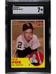 Nellie Fox 1963 Topps Baseball Card #525- SGC Graded 7 NM (Centered/Chicago White Sox/HOF)