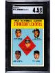 1963 Topps NL Strikeout Leaders Card #9- Sandy Koufax/Don Drysdale/Bob Gibson- SGC Graded 4.5 VG-EX+