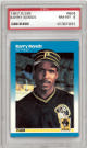 Barry Bonds 1987 Fleer Rookie Card (RC) #604- PSA Graded 8 NM-MT (Pittsburgh Pirates)