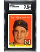 Ted Kluszewski 1958 Topps Baseball Card #178- SGC Graded 7.5 NM+ (Pittsburgh Pirates)
