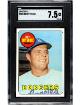 Don Drysdale 1969 Topps Baseball Card #400- SGC Graded 7.5 NM+ (Los Angeles Dodgers/HOF)