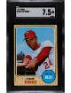 Tony Perez 1968 Topps Baseball Card #130- SGC Graded 7.5 NM+ (Cincinnati Reds/HOF)