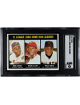 1967 Topps NL Home Run Leaders Card #244- Hank Aaron/Willie Mays- SGC Graded 5 EX (w/ Richie Allen)