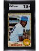 Billy Williams 1968 Topps Baseball Card #37- SGC Graded 7.5 NM+ (Chicago Cubs/HOF)
