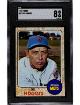 Gil Hodges 1968 Topps Baseball Card #27- SGC Graded 8 NM-MT (New York Mets/Manager/HOF)
