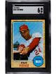 Tony Perez 1968 Topps Baseball Card #130- SGC Graded 6 EX-NM (Cincinnati Reds/HOF)