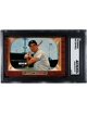 Sam Mele 1955 Bowman Baseball Card #147- SGC Slabbed Authentic (Minimum Size/Boston Red Sox)