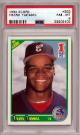 Frank Thomas 1990 Score Baseball Rookie Card (RC) #663- PSA Graded 8 NM-MT (Chicago White Sox/HOF)
