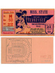 1949 Mississippi State College vs Tennessee Volunteers Scott Field Vintage Football Game Ticket Stub 09/24/49 (Very Rare)