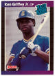Ken Griffey, Jr. 1989 Donruss Rookie Baseball Card (RC) #33 (Seattle Mariners/HOF)