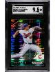 Spencer Strider 2020 Panini Prizm Draft Picks Green Pulsar Prizm Rookie Card (RC) #PDP126- SGC Graded 9.5 Mint+ (Clemson/Braves)