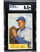 Preacher Roe 1954 Bowman Baseball Card #218- SGC Graded 5.5 EX+ (Brooklyn Dodgers)