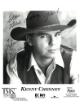 Kenny Chesney Signed BNA Records B&W Press Promo 8x10 photo Steve '95  Beckett Review (Country Singer)