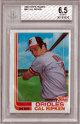 Cal Ripken, Jr. 1982 Topps Traded Rookie Baseball Card (RC) #98T- Beckett/BGS Graded 6.5 EX-MT+ (Baltimore Orioles/HOF)
