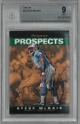 Steve McNair 1999 Upper Deck SPX Rookie Card (RC) #3- Beckett/BGS Graded 9 Mint (Oilers/Titans)