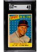 Stan Musial 1958 Topps All-Star Baseball Card #476- SGC Graded 4 VG-EX (St. Louis Cardinals/HOF)