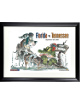 2003 Tennessee Volunteers Swamp Florida Gators (9/20/03) 11x17 Poster Custom Framing  PRISTINE/NEW/RARE