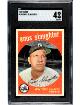 Enos Slaughter 1959 Topps Baseball Card #155- SGC Graded 4 VG-EX (New York Yankees/HOF)