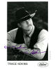 Trace Adkins signed Capitol Nashville B&W Promo 8x10 Photo To Joshua imperfect- COA