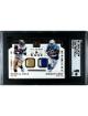 Marshall Faulk & Edgerrin James 2017 Panini Pantheon Class & Rank Dual Materials Bronze Card #CR-FJ- SGC Graded 9 Mint