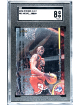 Michael Jordan 1998-99 Topps Finest Card w/ Coating #81- SGC Graded 8 NM-MT (Chicago Bulls/HOF)