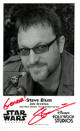 Steve Blum signed Star Wars Weekends 4.75x7.75 B&W Photo Geneva!- COA (Voice of Zeb Orrelios/Disney's Hollywood Studios)