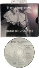 Tim McGraw signed 1999 Curb Records Please Remember Me/For A Little While Cover with CD Wear- JSA