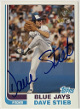 Dave Stieb signed 2004 Topps All Time Fan Favorites On Card Auto #FFA-DST (Toronto Blue Jays)