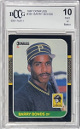 Barry Bonds 1987 Donruss Baseball Rookie Card (RC) #361- Beckett BCCG Graded 10 Mint or Better (Pittsburgh Pirates)