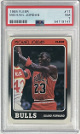 Michael Jordan 1988-89 Fleer Card #17- PSA Graded 7 NM (Chicago Bulls/HOF)