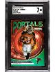 Bijan Robinson 2023 Panini Portals Green Prizm Rookie Card (RC) #PO-8- SGC Graded 7 NM (Atlanta Falcons)