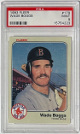 Wade Boggs 1983 Fleer Rookie Card #179- PSA Graded 9 Mint (Boston Red Sox/HOF)