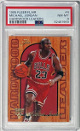 Michael Jordan 1995 Fleer Flair Hardwood Leaders Card #4- PSA Graded 8 NM-MT (Chicago Bulls/HOF/GOAT)