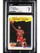 Michael Jordan 1991-92 NBA Hoops Card #317- CGC Graded 7.5 NM (Chicago Bulls/HOF/GOAT)