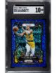 Tyrese Haliburton 2023-24 Panini Prizm Blue Shimmer Card #102- /35- SGC Graded 10 Gem Mint (Indiana Pacers)