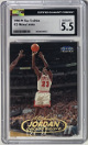 Michael Jordan 1998-99 Fleer Tradition Card #23- CGC Graded 5.5 EX+ (Chicago Bulls/HOF/GOAT)