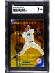 Roger Clemens 1999 Topps Finest Gold Refractor Card #266- /100- SGC Graded 7 NM (New York Yankees)