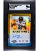 Najee Harris signed 2021 Panini Contenders Optic Silver Prizm Rookie Ticket Card (RC) #111- SGC Graded 9 Mint (Steelers)