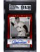 Bobby Doerr signed 2005 UD Trilogy Generations Past Silver Auto Card #PA-BD- /199- SGC Graded 8.5 NM-MT+/10 Auto (Red Sox/HOF)