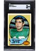 Joe Namath 1970 Topps Card #150- SGC Graded 3 VG (New York Jets/HOF)
