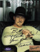 Trace Adkins Signed Capitol Records Wrangler 8x10 Photo To Bill , Your Friend COA