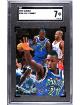 Kevin Garnett 1995-96 Flair Rookie Card (RC) #206- SGC Graded 7 NM (Minnesota Timberwolves/HOF)