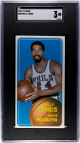 Wally/Wali Jones 1970-71 Topps Card #83- SGC Graded 3 VG (Philadelphia 76ers/67 NBA Champs)